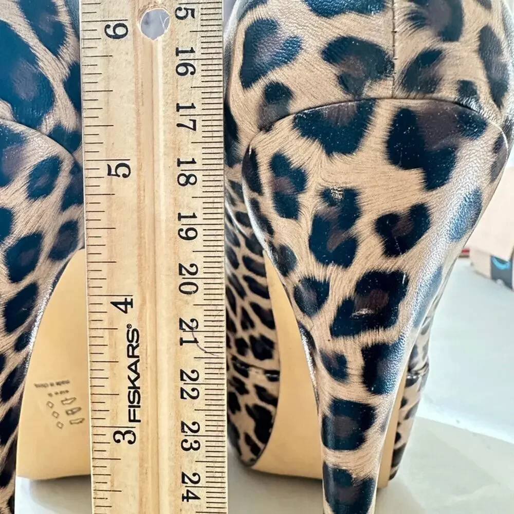 Michael Antonis Women’s Adult Animal Print High Heels Shoes Size 9